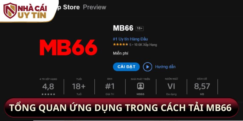 Tổng quan ứng dụng trong cách tải mb66 